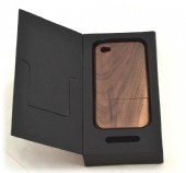 iPhone skal valnöt med gravyr