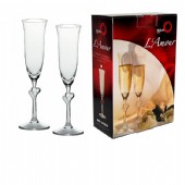 champagneglass with heart - champagneglas med gravyr - bröllop