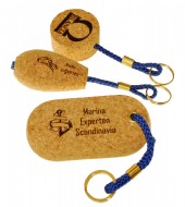 Nyckelring kork 70x40mm