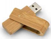 USB-minne i bambu, snyggt med lasergravyr.