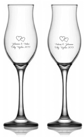 2-pack champagneglas Juliet i presentlåda