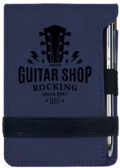 Anteckningsblock i konstläder med exklusiv gravyr