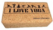 Yoga block i kork