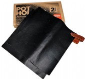 Set om st grytlappar i skinn i presentask.